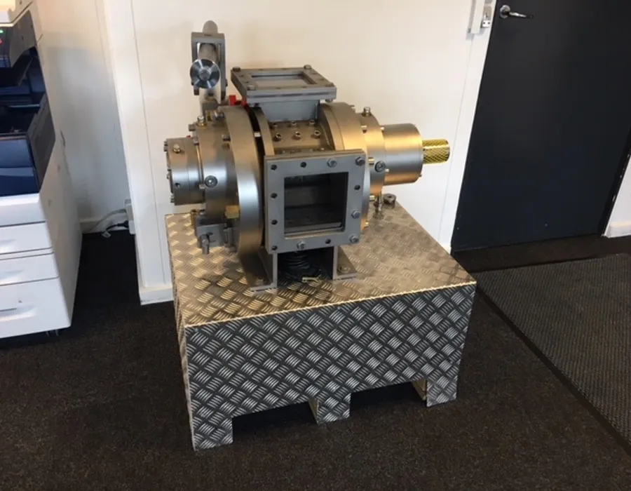Lamella Pump installed in food processing facility